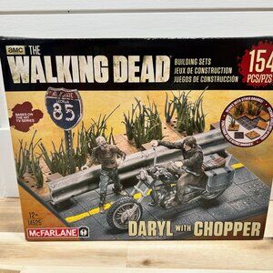 New-McFarlane Toys/The Walking Dead Daryl with Chopper Building Set-154 pcs